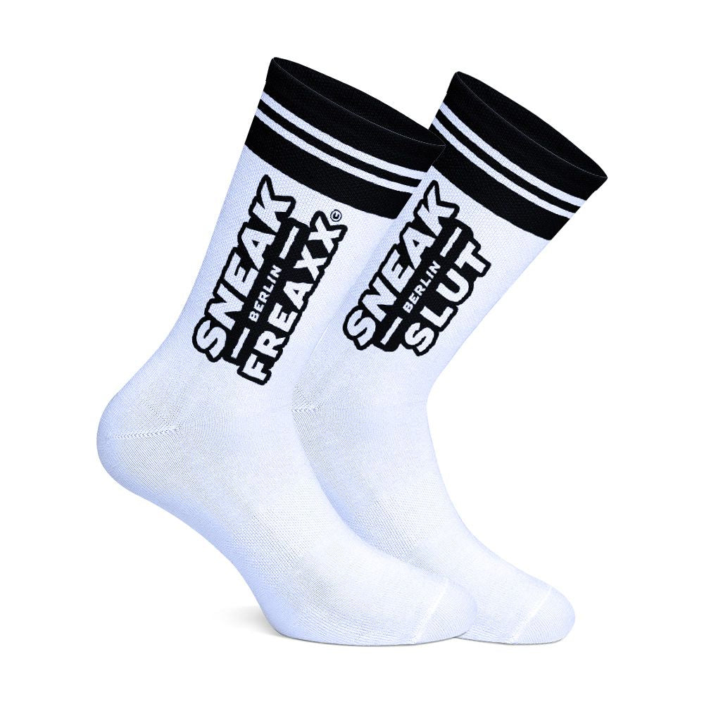 Chaussettes Sneak Slut Blanc-Noir