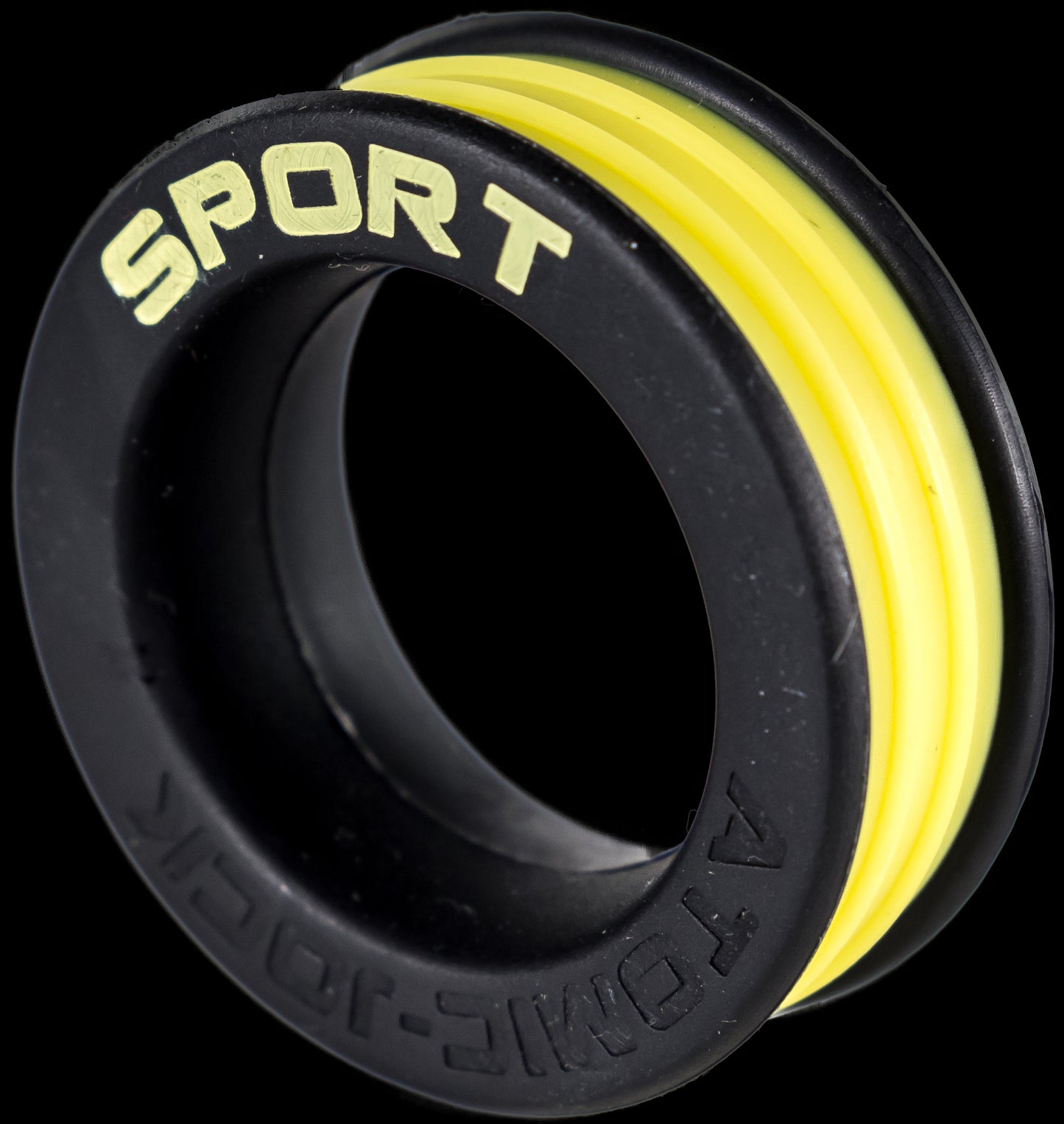 Cockring silicone Sneaker Noir-Jaune