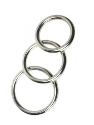 Cockrings Métal Lot de 3