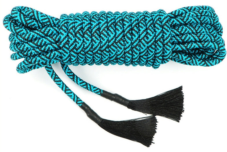 Corde de bondage Scint 10M Bleue