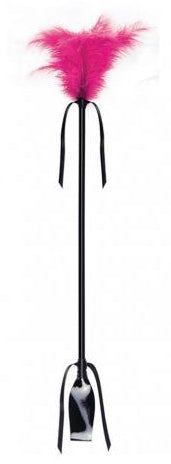 Cravache et Plumeau Secret Touch 50cm Fuchsia