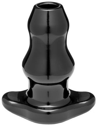 Double Tunnel Plug Extra-Large 14 x 7.8 cm Noir