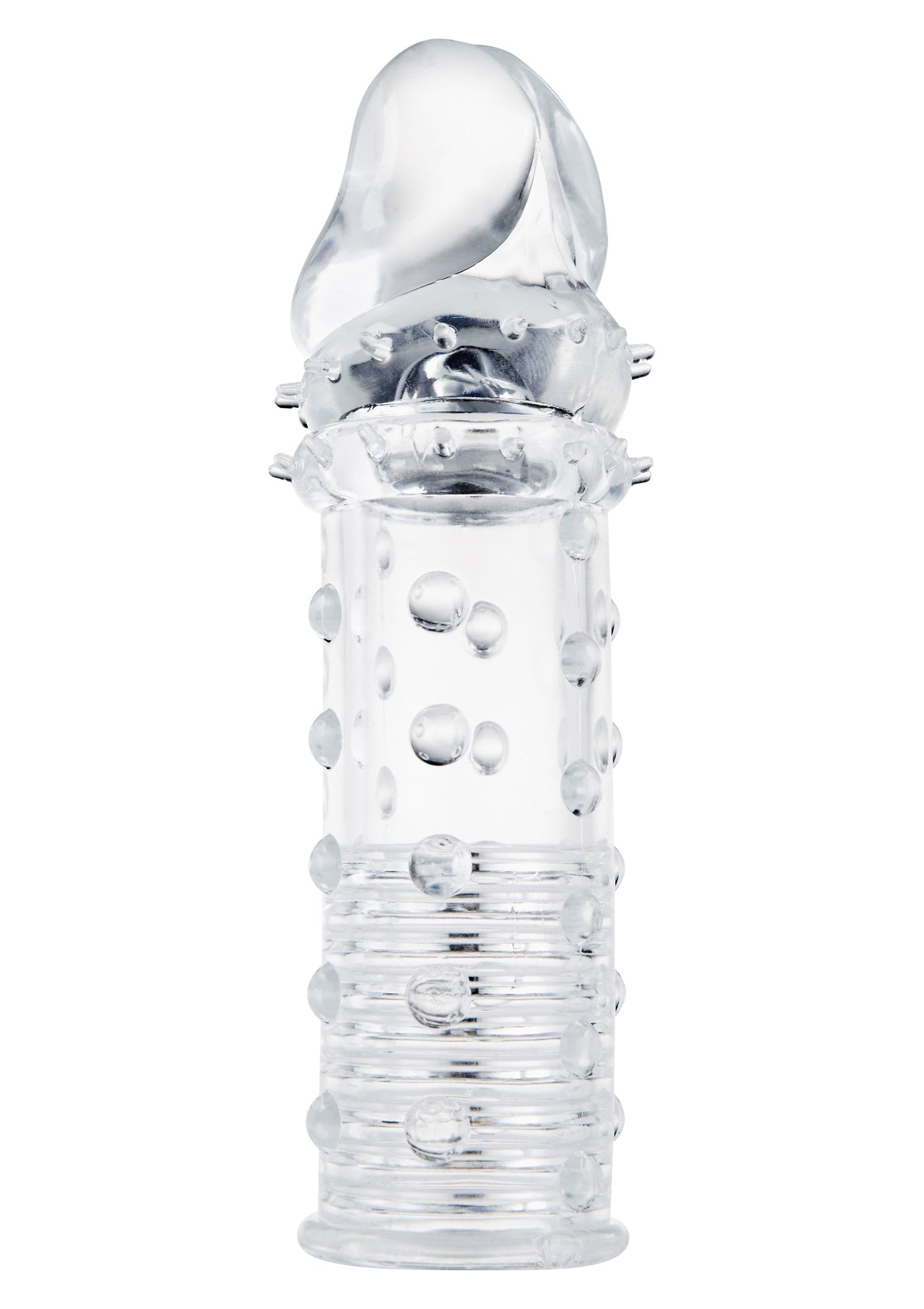 Gaine de pénis Stud Sleeve 15 x 4.2cm Transparente