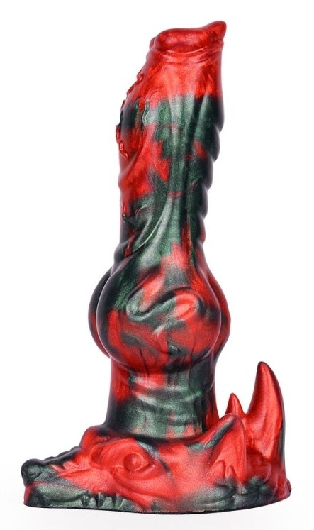 Gode AKORIX 17 x 6cm Noir et Rouge