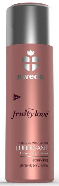 Lubrifiant Aromatisé FRUITY LOVE Vin de fraise pétillant 100 ml