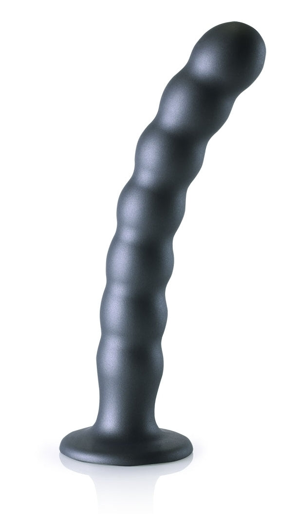 Plug Beaded G-Spot L 20.5 x 3.2cm Gris
