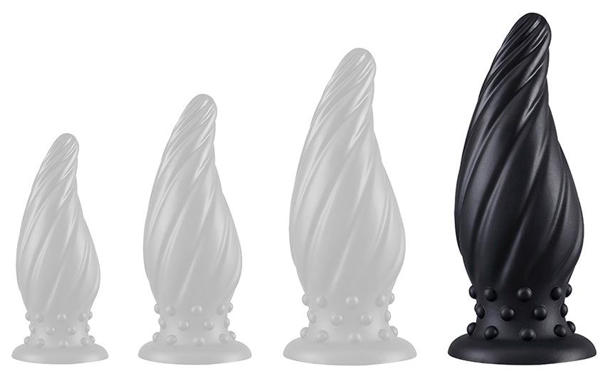 Plug Spiral Pik XL 21 x 8 cm Noir