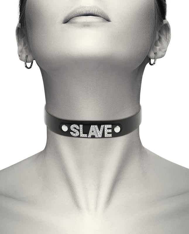 Ras de cou Coquette Slave Noir