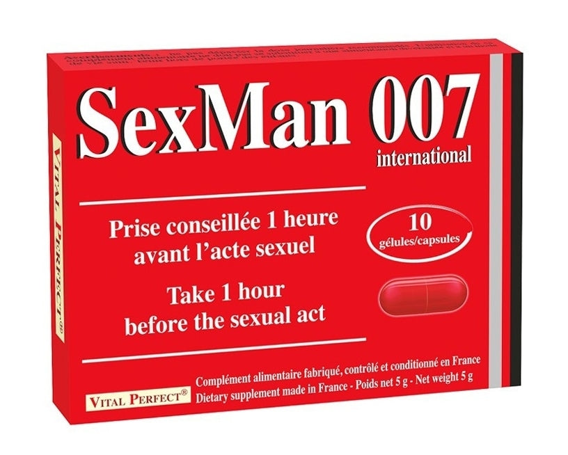 Stimulant SexMan 007 10 gélules