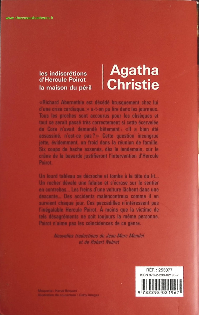 Les indiscrétions d'Hercule Poirot - La maison du péril - Agatha Christie - livre
