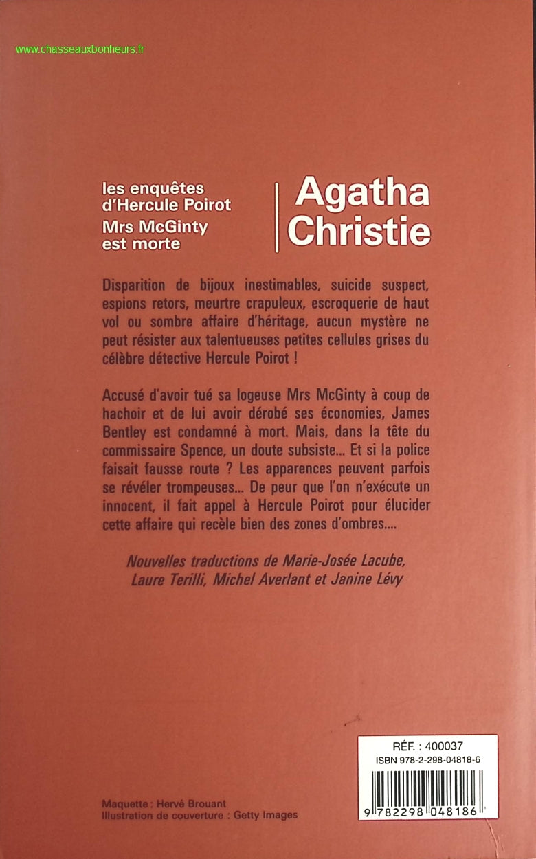 Les Enquêtes d'Hercule Poirot - Mrs McGinty est morte - Agatha Christie - livre