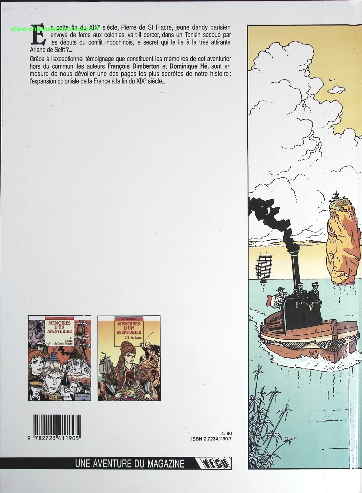 Ariane tome 2 - Mémoires d'un aventurier - François Dimberton Dominique Hé - livre BD