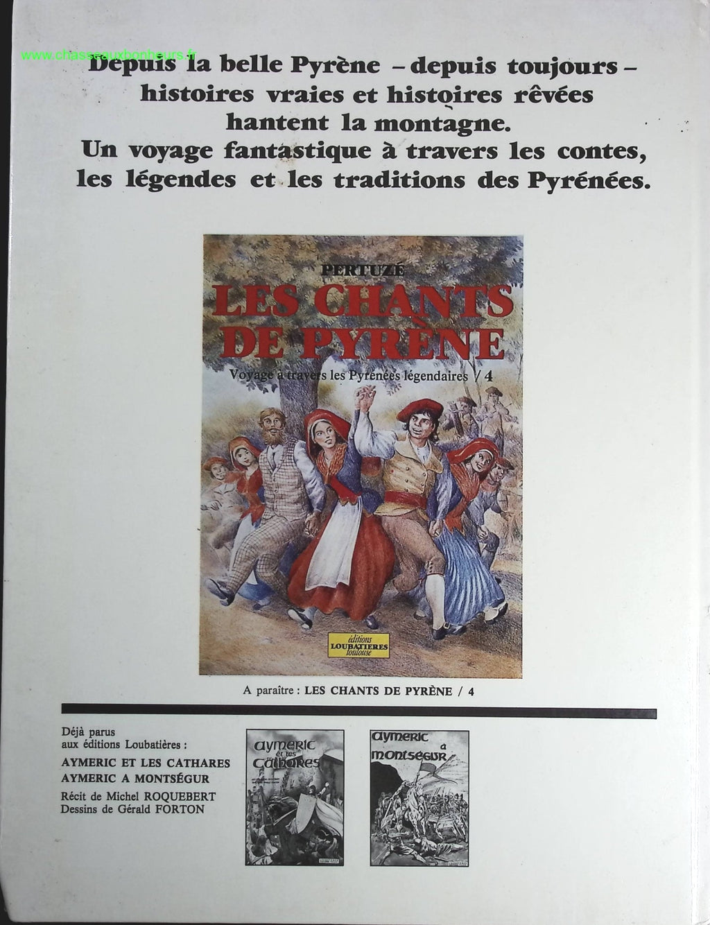Chants de Pyrène, tome 3 Voyage à travers les Pyrénées légendaires - Jean-Claude Pertuzé - livre BD