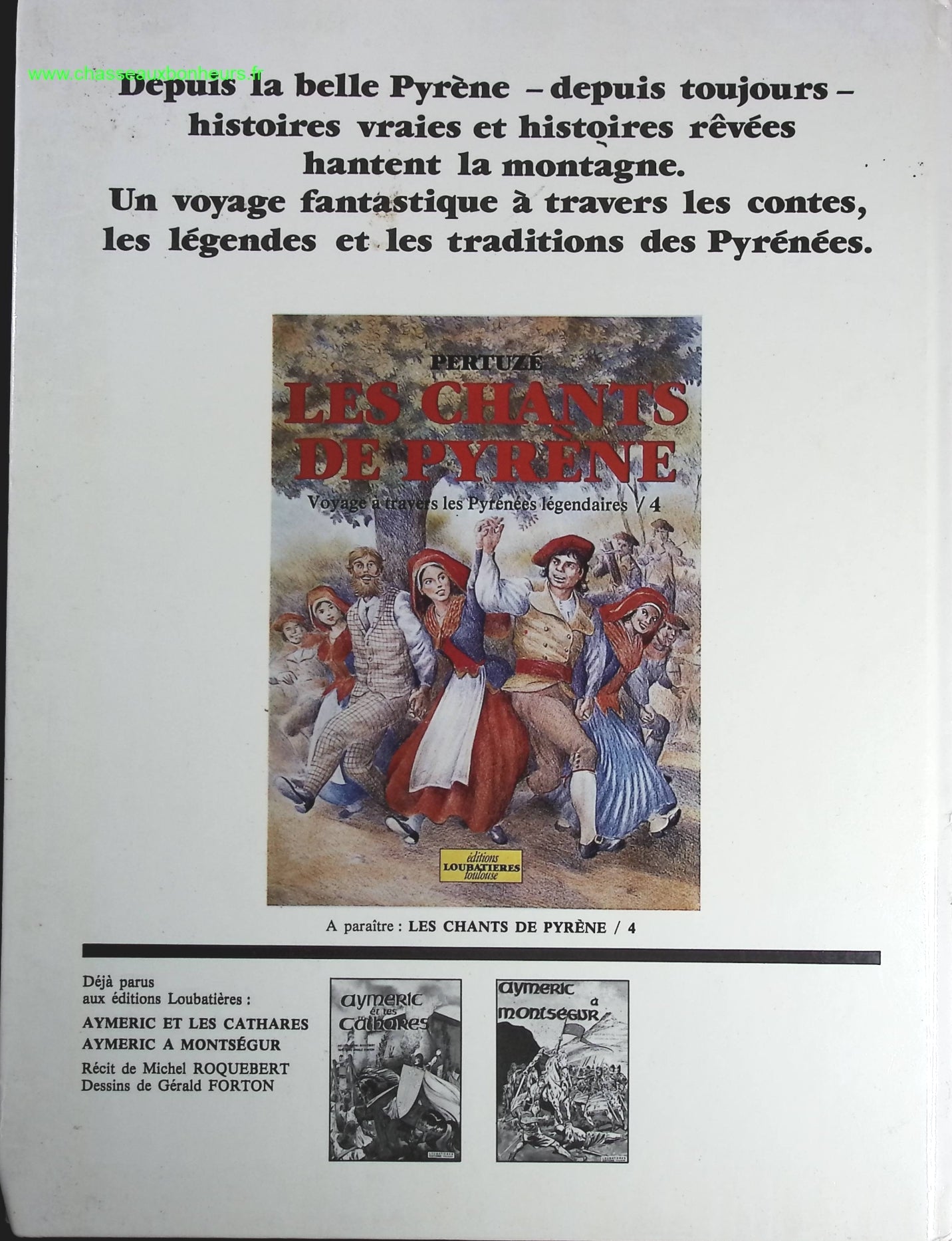 Chants de Pyrène, tome 3 Voyage à travers les Pyrénées légendaires - Jean-Claude Pertuzé - livre BD