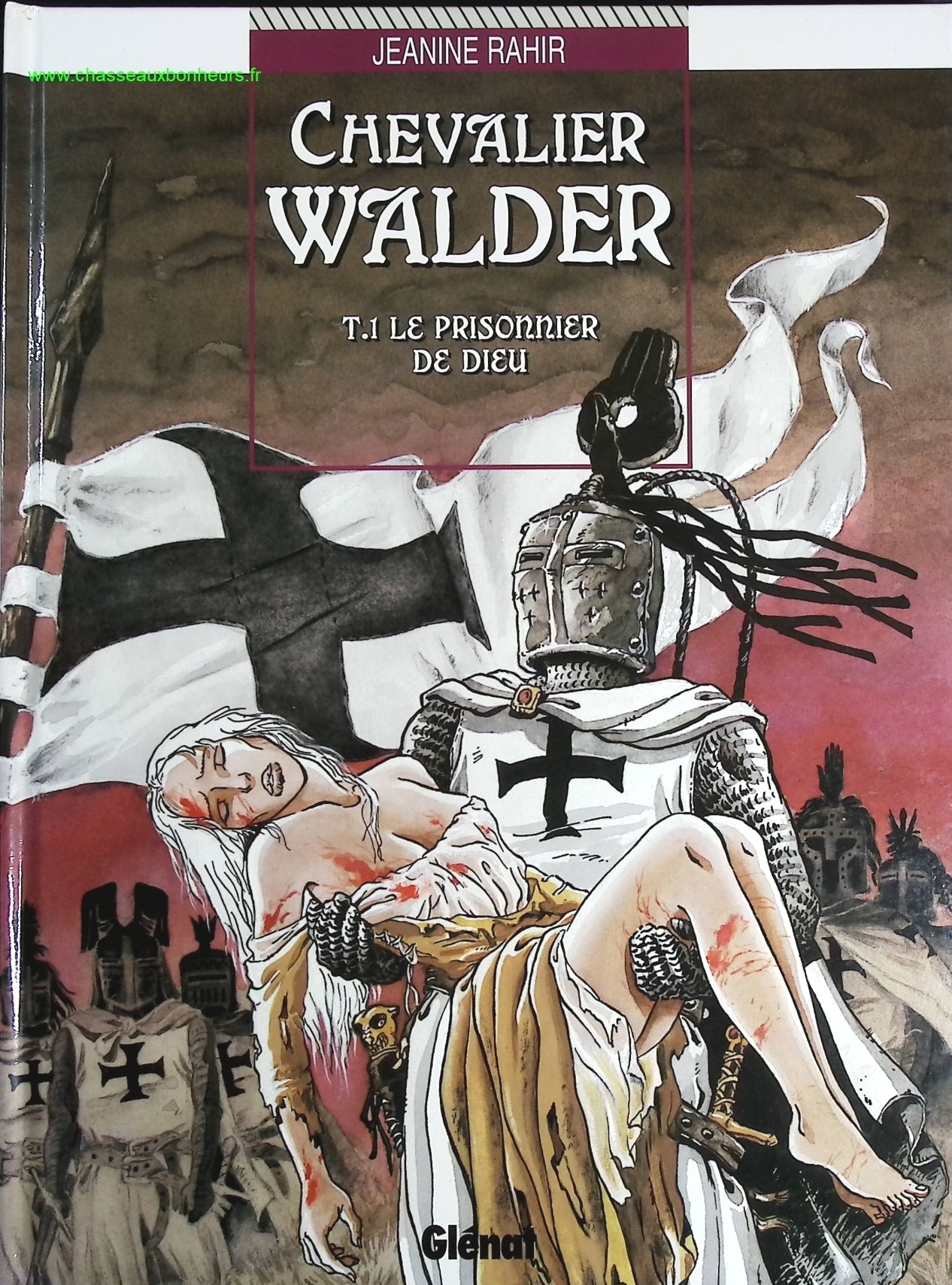 Chevalier Walder, tome 1, Le prisonnier de Dieu - Jeanine Rahir - livre BD