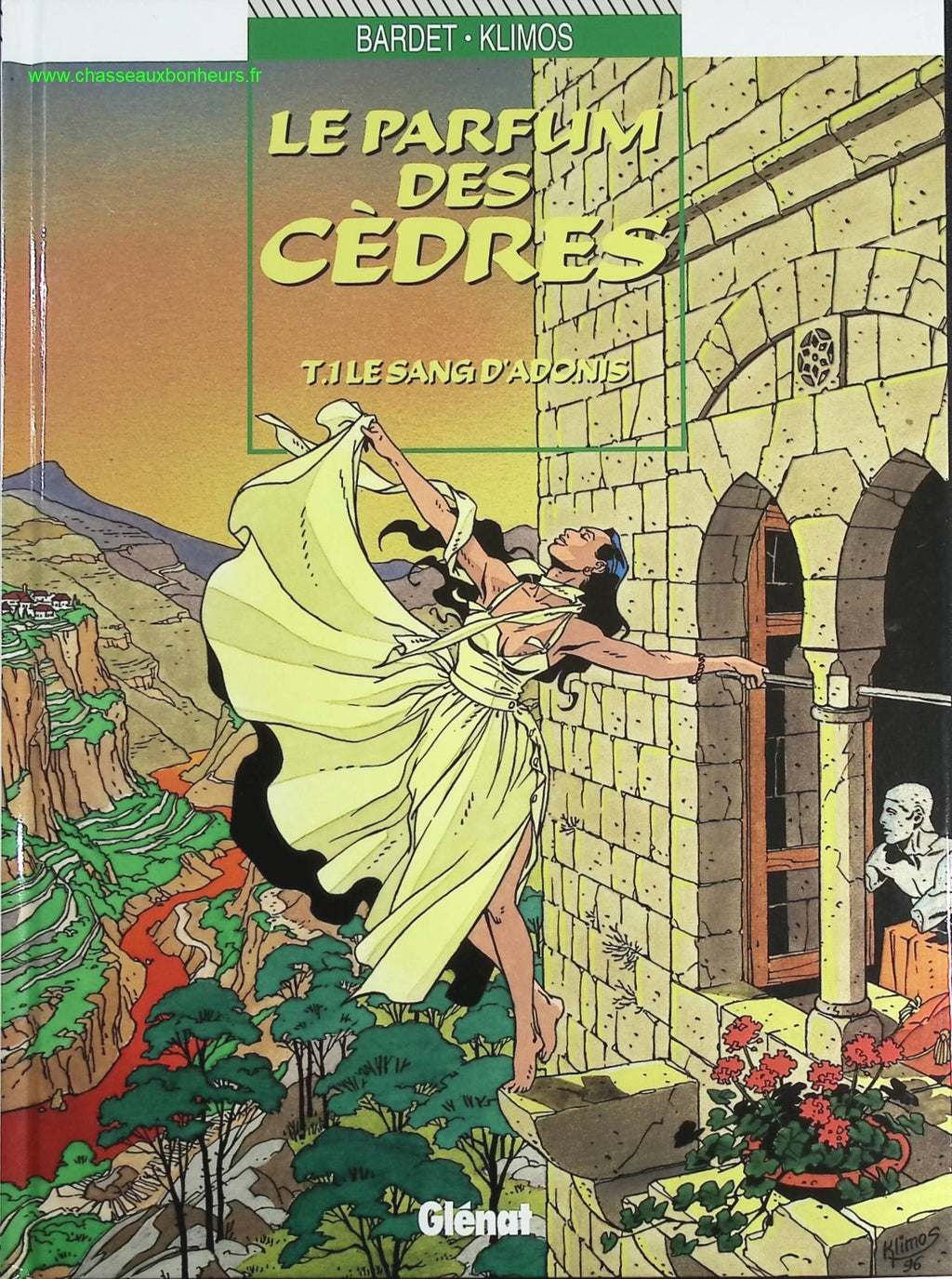 Le parfum des cèdres, tome 1 - Le sang d'Adonis - Daniel Bardet, Elie Klimos - livre BD