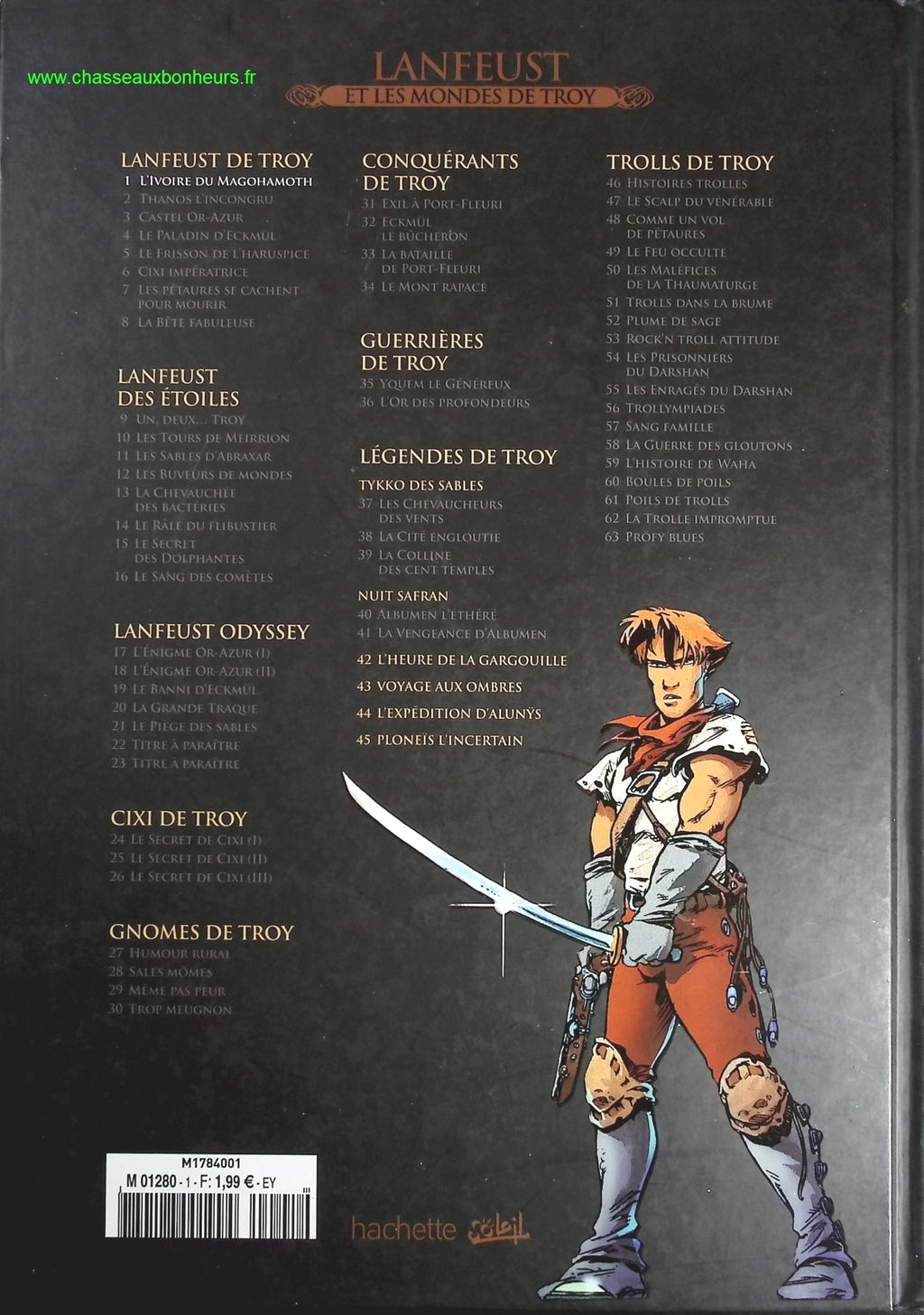 Lanfeust de Troy, tome 1 L'ivoire du Magohamoth - Christophe Arleston Didier Tarquin - livre BD