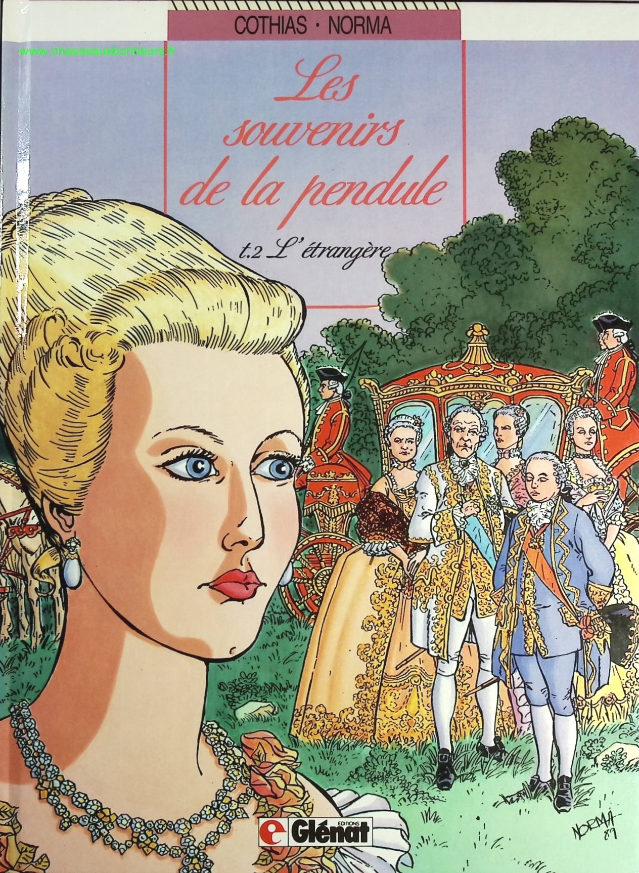 L'étrangère tome 2 Les souvenirs de la pendule - Patrick Cothias, Norma - livre BD