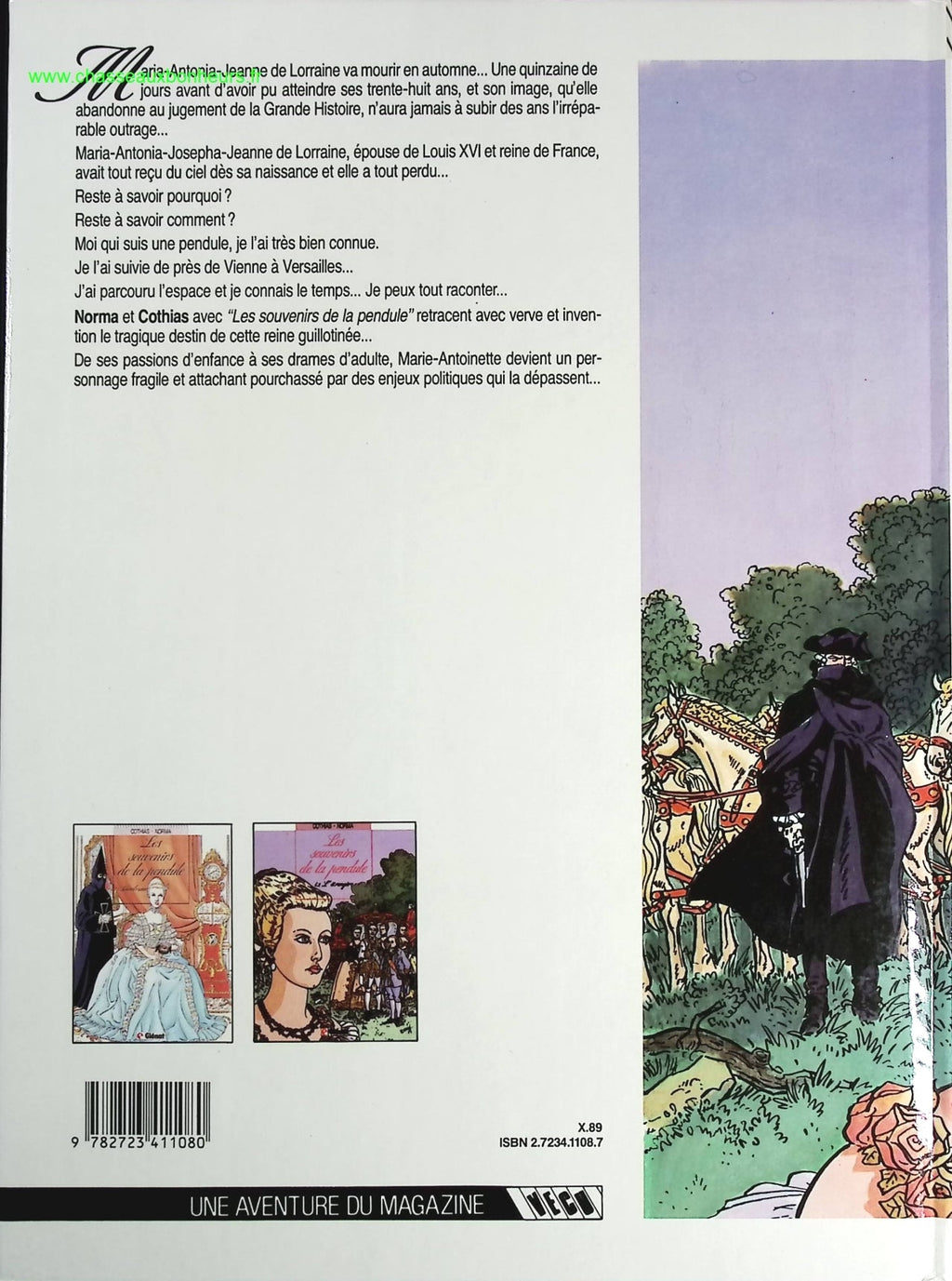 L'étrangère tome 2 Les souvenirs de la pendule - Patrick Cothias, Norma - livre BD