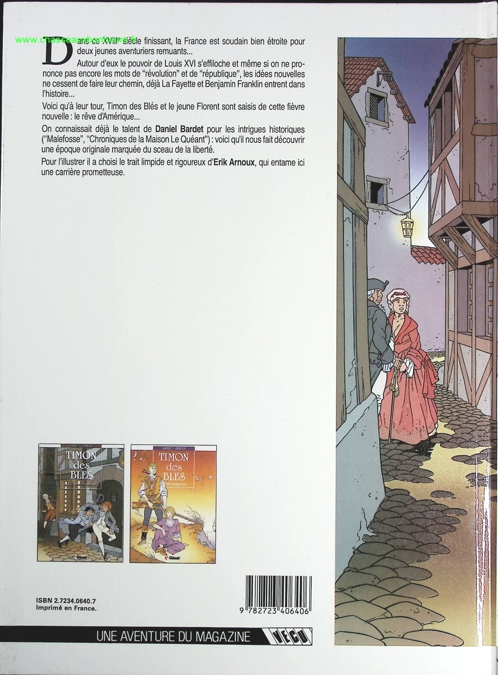 Le Rêve d'Amérique tome 1 - Timon des Blés - Daniel Bardet Erik Arnoux - livre BD