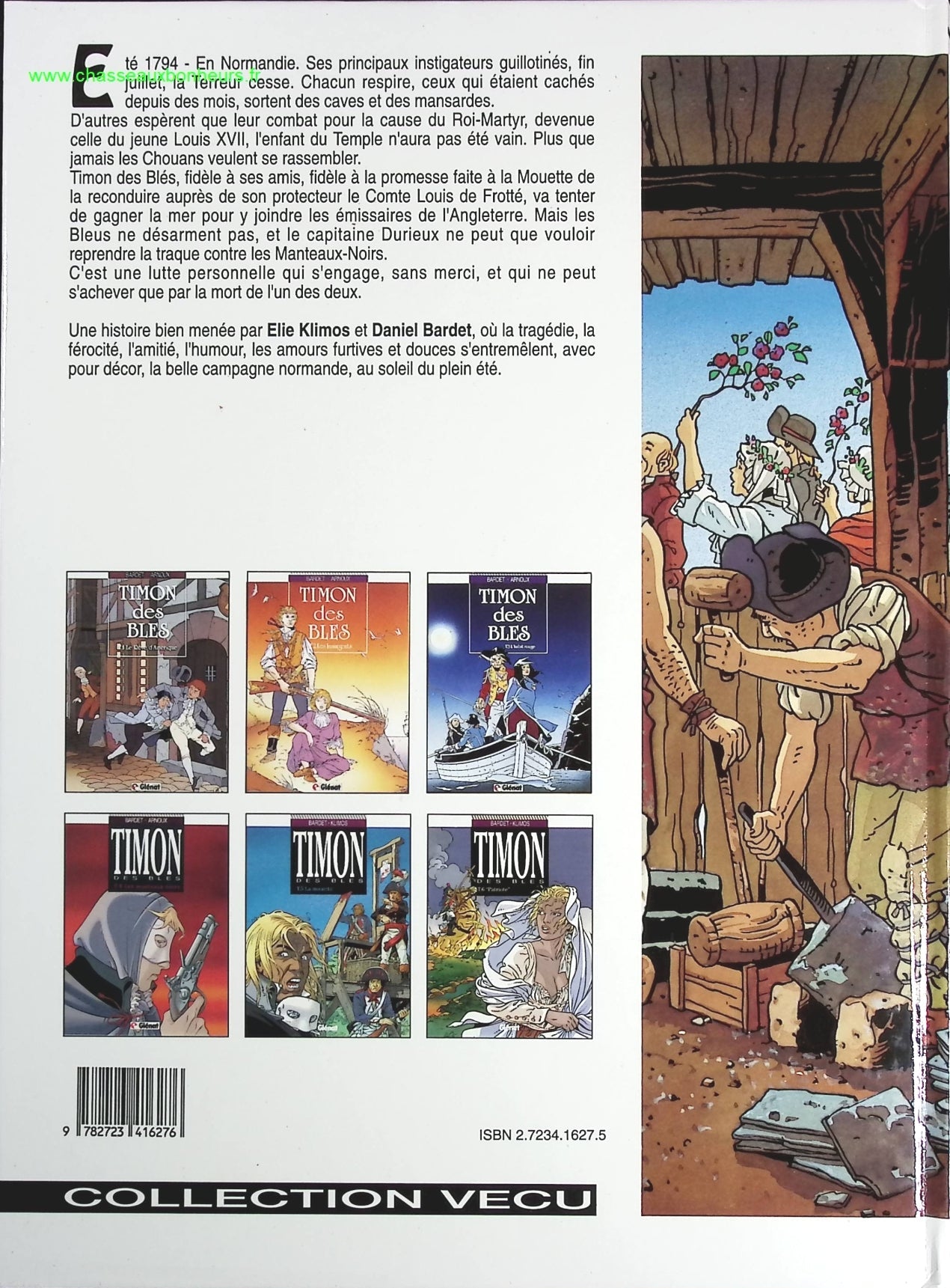 Patriote tome 6 - Timon des Blés - Daniel Bardet Elie Klimos - livre BD