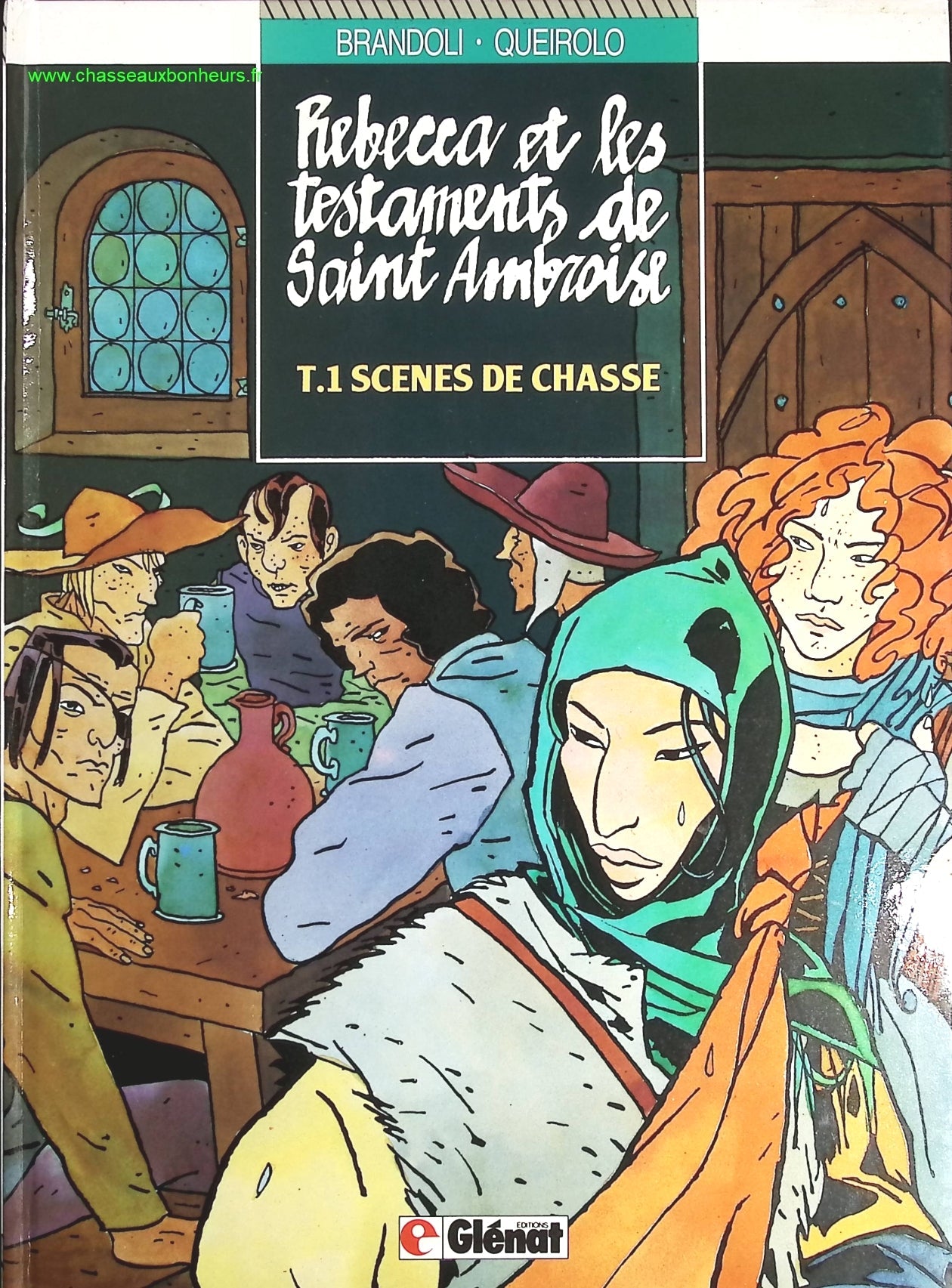 Scènes de chasse tome 1 - Rebecca et les testaments de Saint-Ambroise - Renato Queirolo Anna Brandoli - livre BD