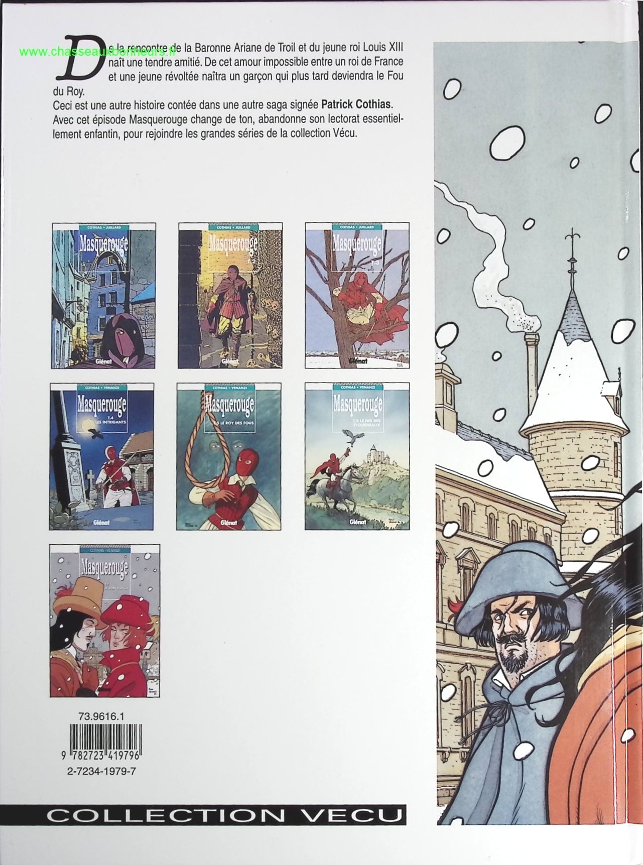 Le Bon Plaisir tome 7 - Masquerouge - Patrick Cothias Marco Venanzi  - livre BD