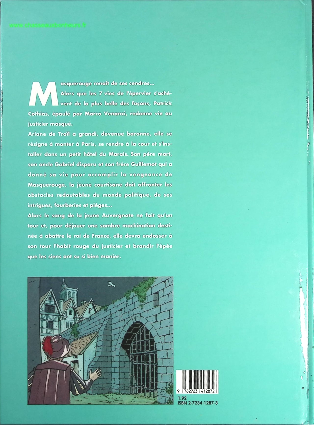 Les Intrigants tome 4 - Masquerouge - Patrick Cothias Marco Venanzi  - livre BD