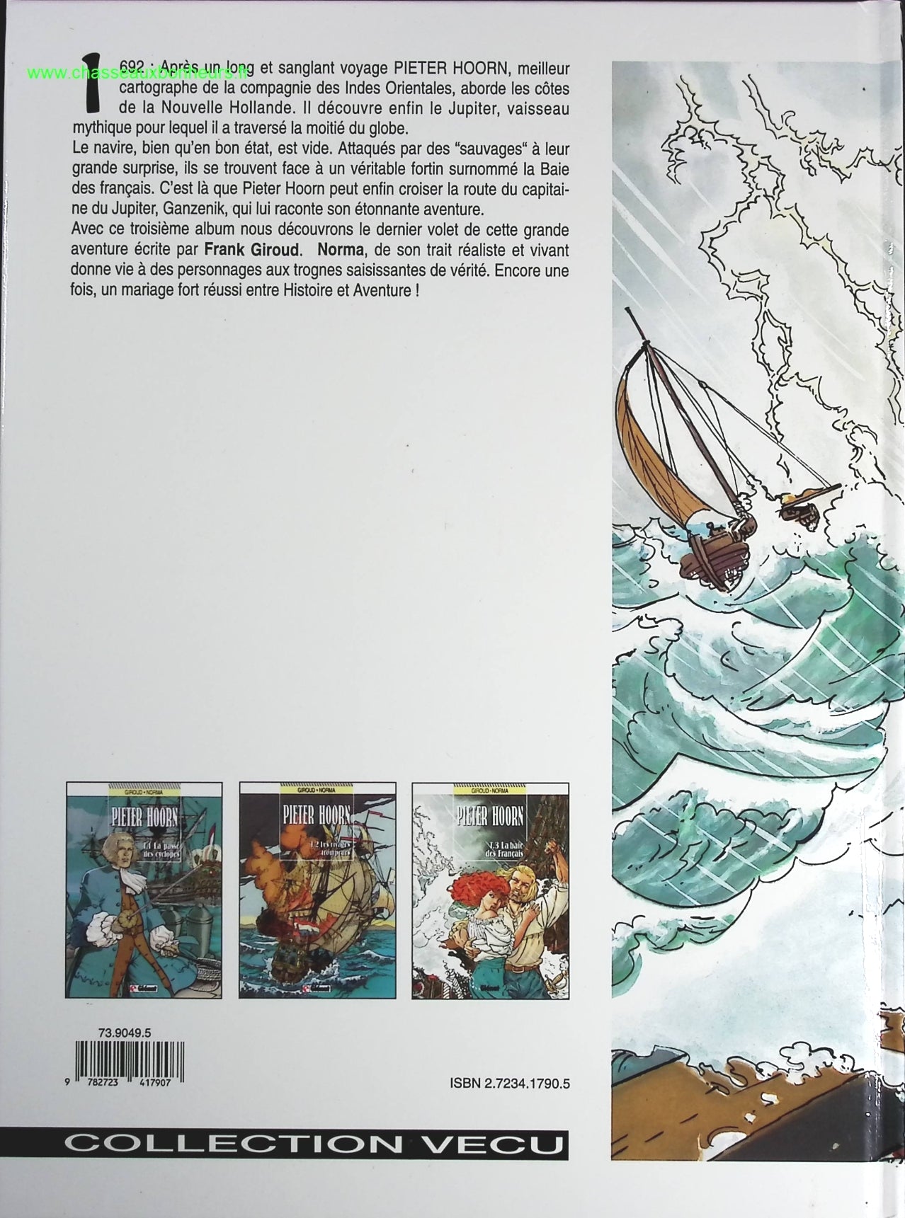 La Baie des Français tome 3 - Pieter Hoorn - Norma, Frank Giroud - livre BD
