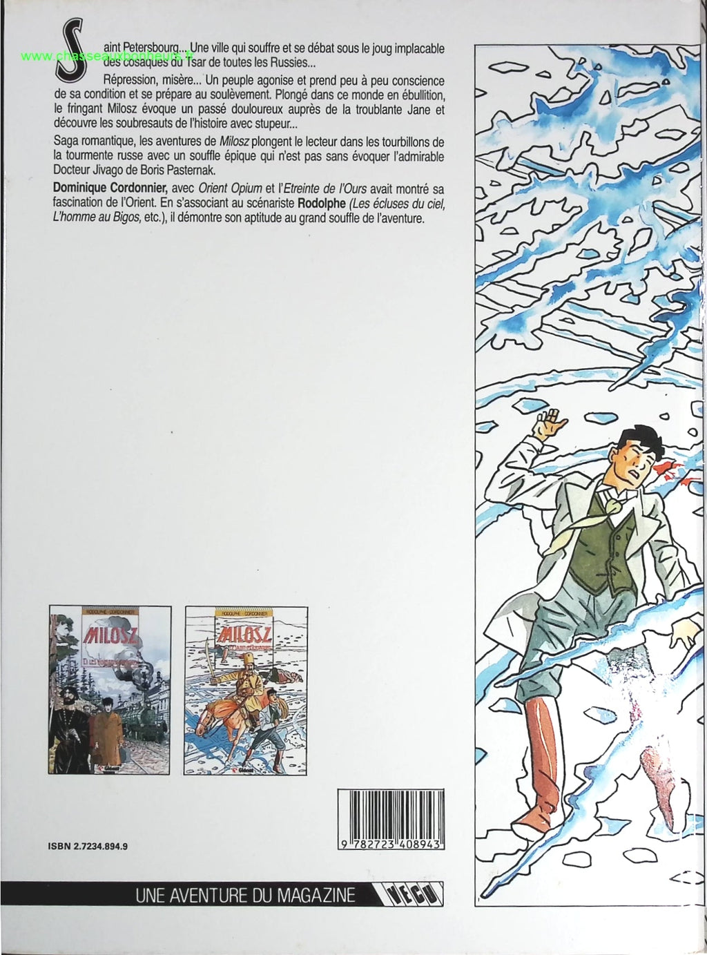 Saint-Pétersbourg tome 2 - Milosz - Rodolphe Dominique Cordonnier - livre BD