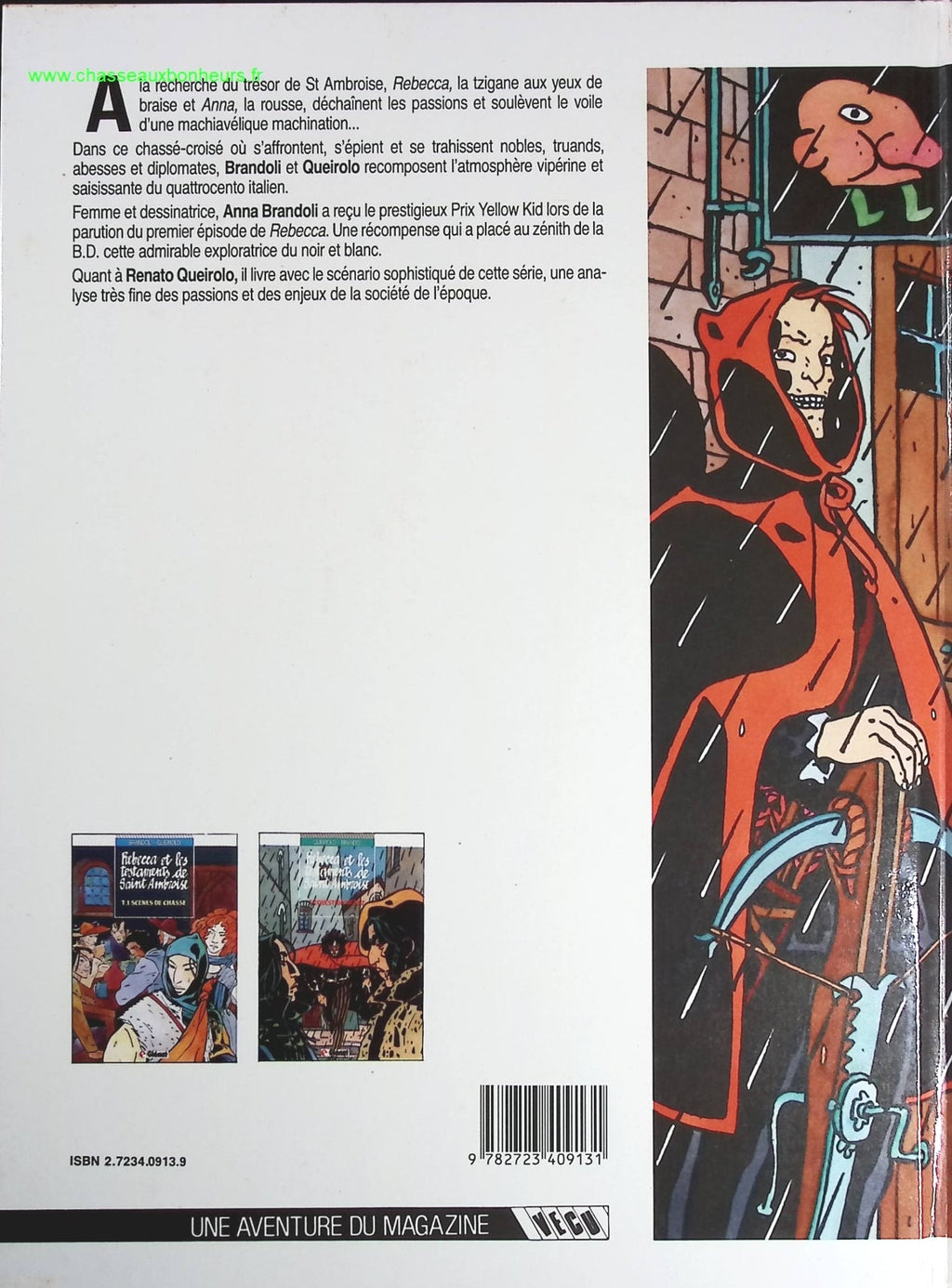 Question de nez tome 2 - Rebecca et les testaments de Saint-Ambroise - Renato Queirolo Anna Brandoli - livre BD