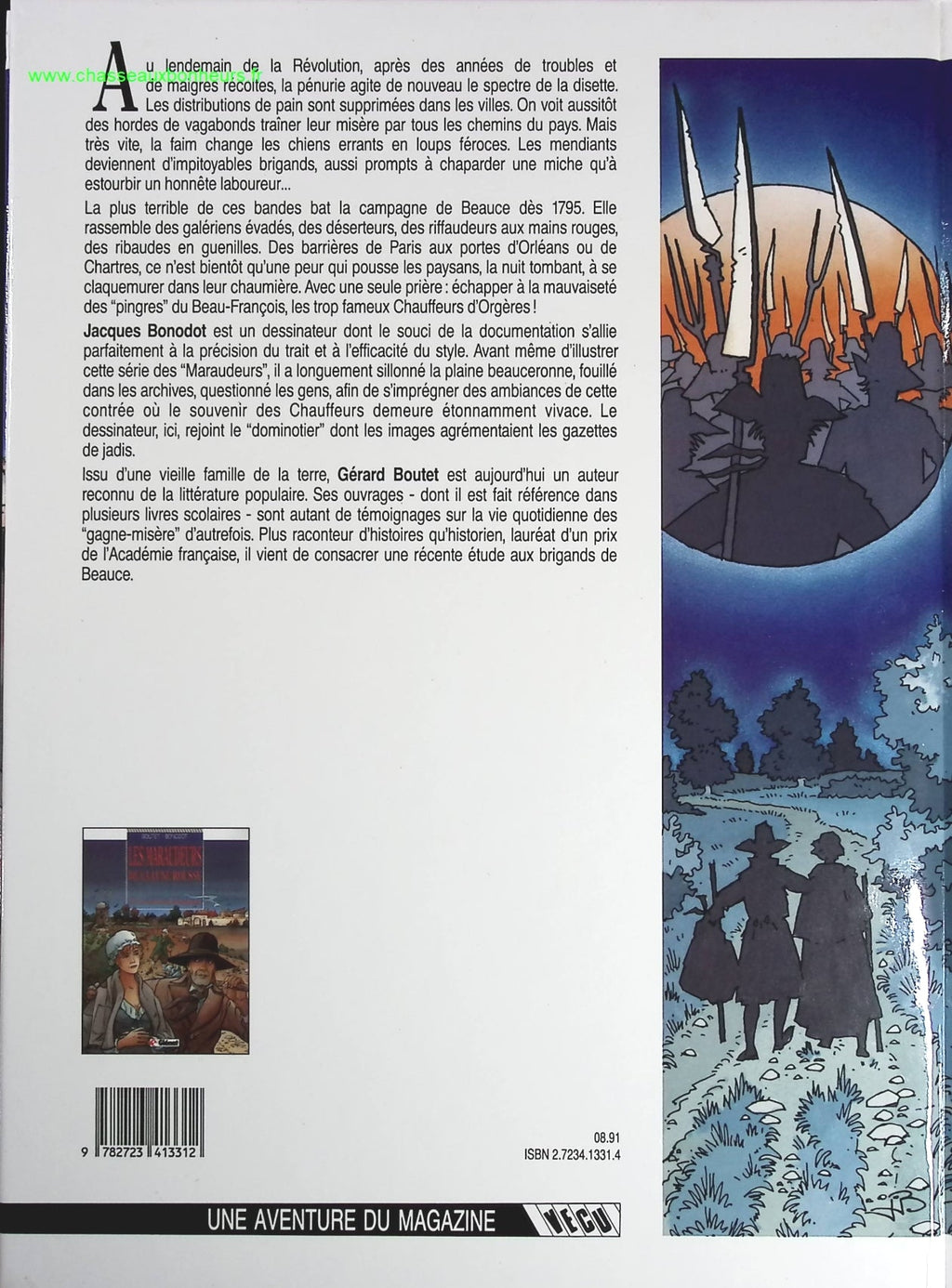Le Carnaval des gueux tome 1 - Les maraudeurs de la lune rousse - Bonodot, Boutet - livre BD