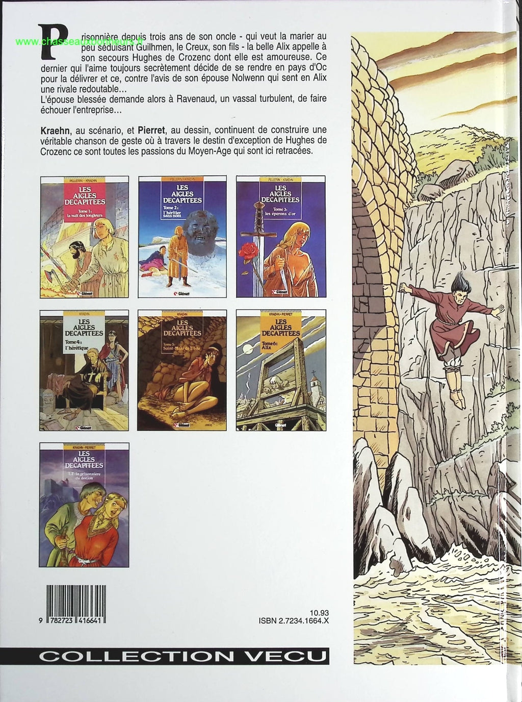 La Prisonnière Du Donjon tome 7 - Les Aigles décapitées - Jean-Charles Kraehn Michel Pierret - livre BD