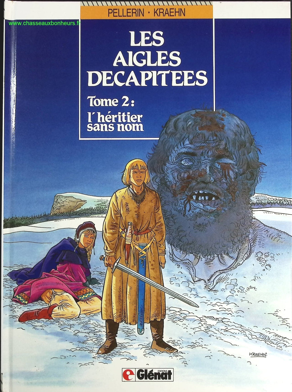 L'héritier Sans Nom tome 2 - Les Aigles décapitées - Patrice Pellerin Jean-Charles Kraehn - livre BD