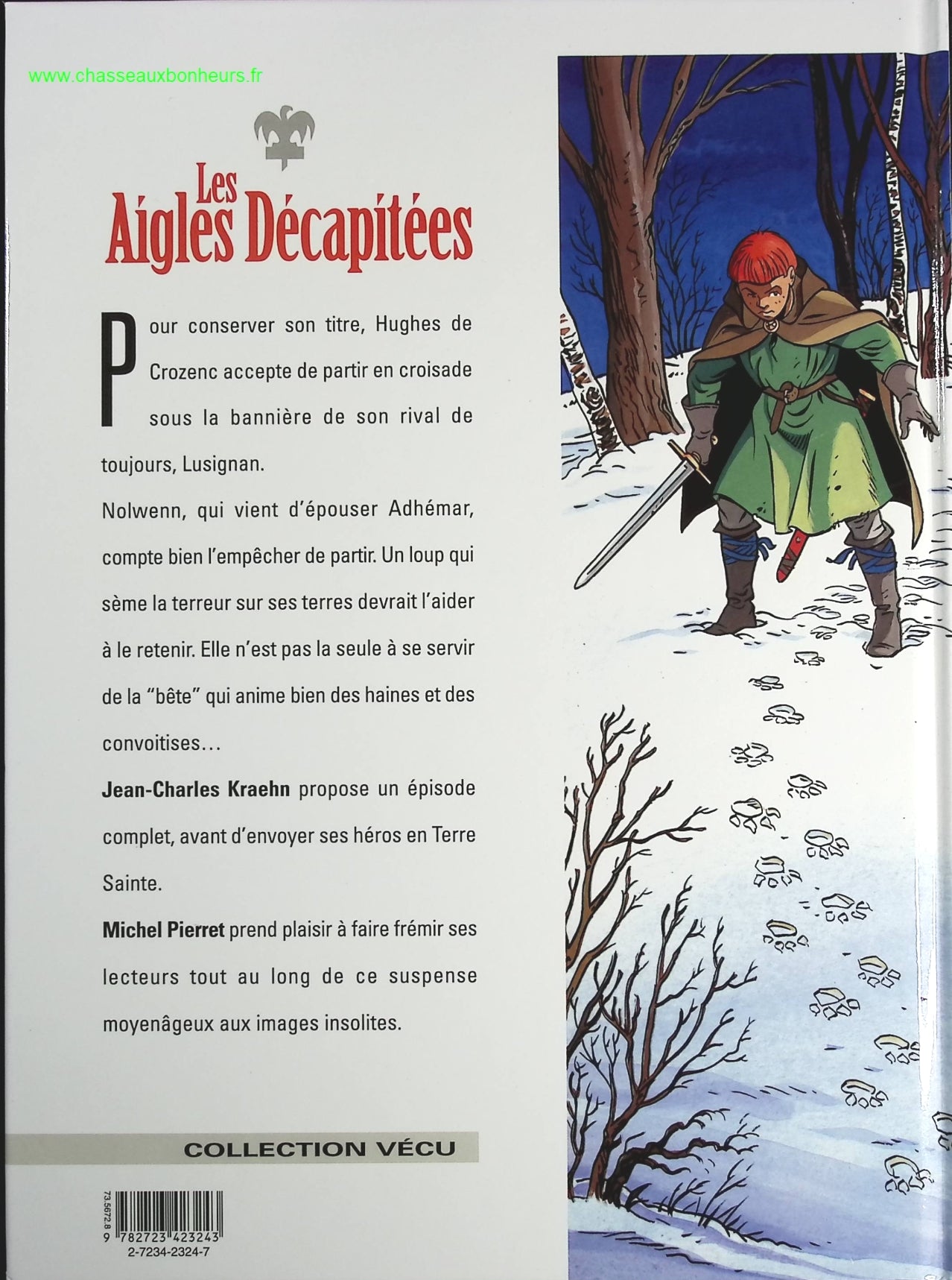 Le Loup de Cuzion tome 11 - Les Aigles décapitées - Jean-Charles Kraehn Michel Pierret - livre BD
