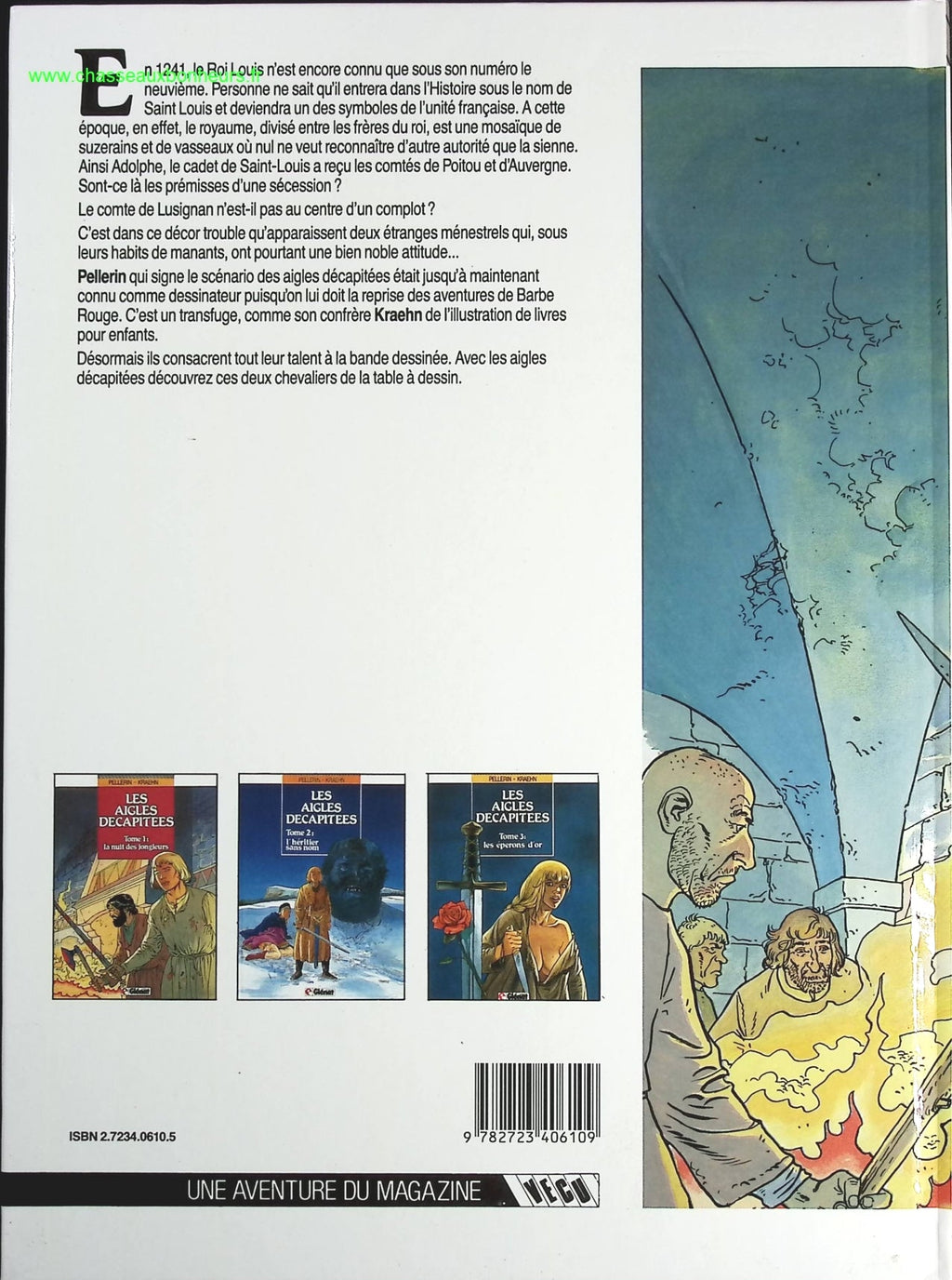 La Nuit des jongleurs tome 1 - Les Aigles décapitées - Patrice Pellerin Jean-Charles Kraehn - livre BD