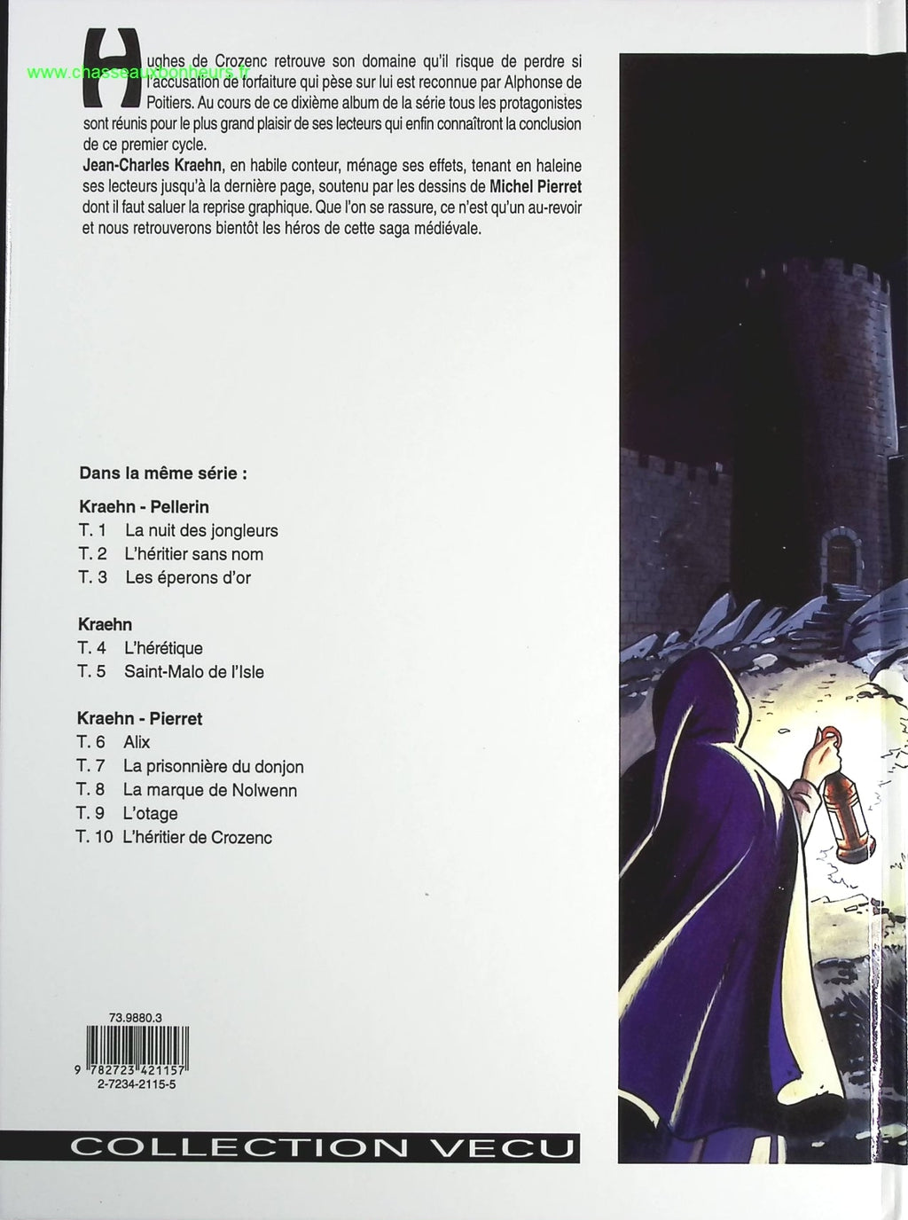 L'héritier de Crozenc tome 10 - Les Aigles décapitées - Jean-Charles Kraehn Michel Pierret - livre BD