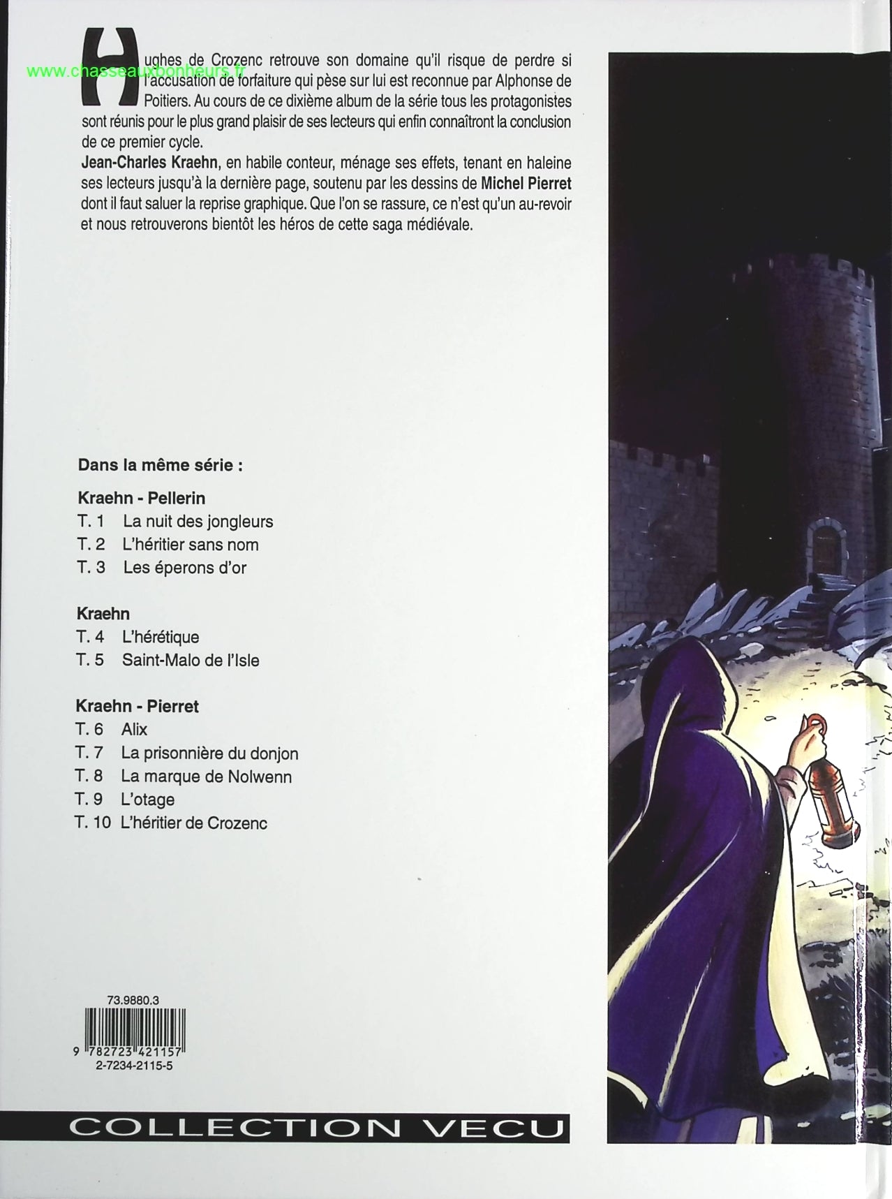 L'héritier de Crozenc tome 10 - Les Aigles décapitées - Jean-Charles Kraehn Michel Pierret - livre BD