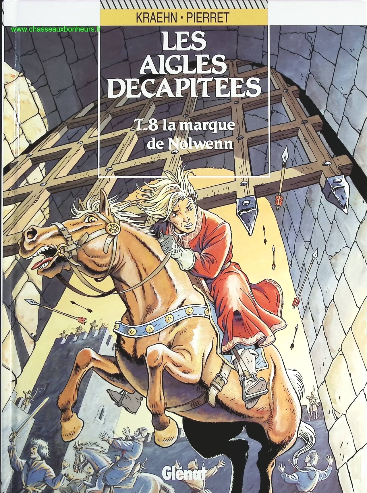 La marque de Nolwen tome 8 - Les Aigles décapitées - Jean-Charles Kraehn Michel Pierret - livre BD