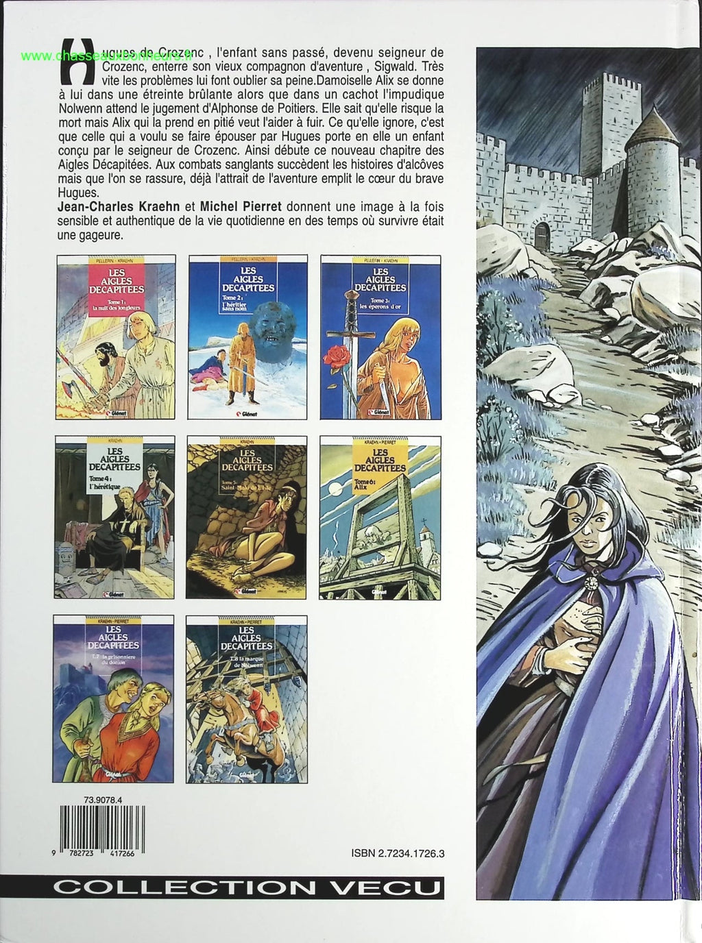 La marque de Nolwen tome 8 - Les Aigles décapitées - Jean-Charles Kraehn Michel Pierret - livre BD