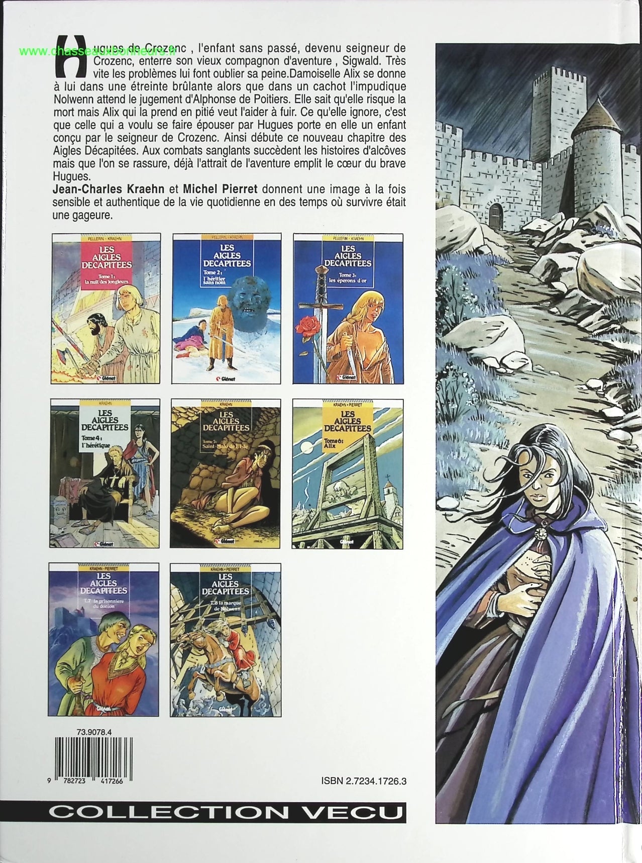 La marque de Nolwen tome 8 - Les Aigles décapitées - Jean-Charles Kraehn Michel Pierret - livre BD