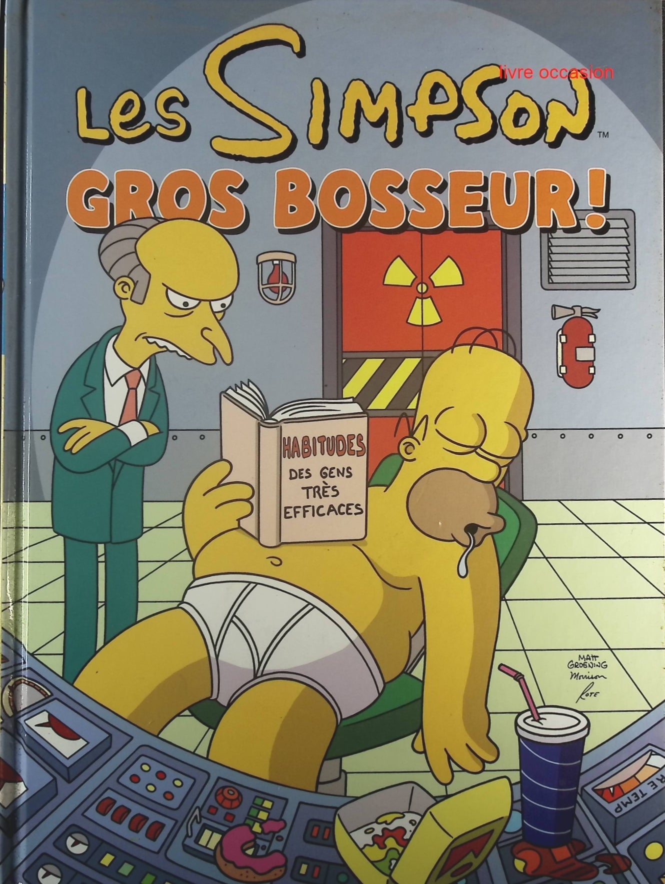 Les Simpson - tome 8 : Gros bosseur ! - Matt Groening - Livre BD