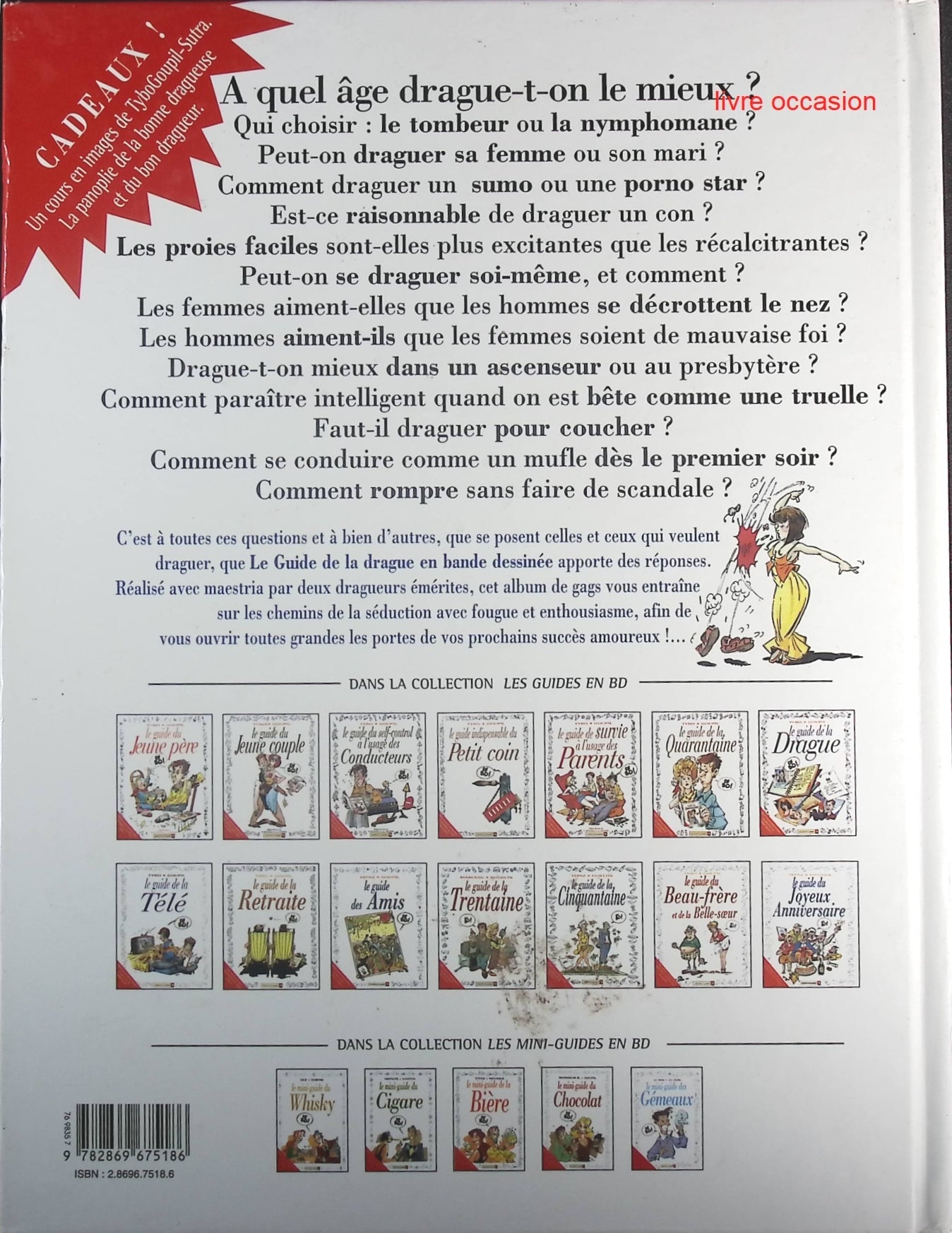 Le Guide de la Drague en BD - Jacky Goupil Tybo - Livre BD