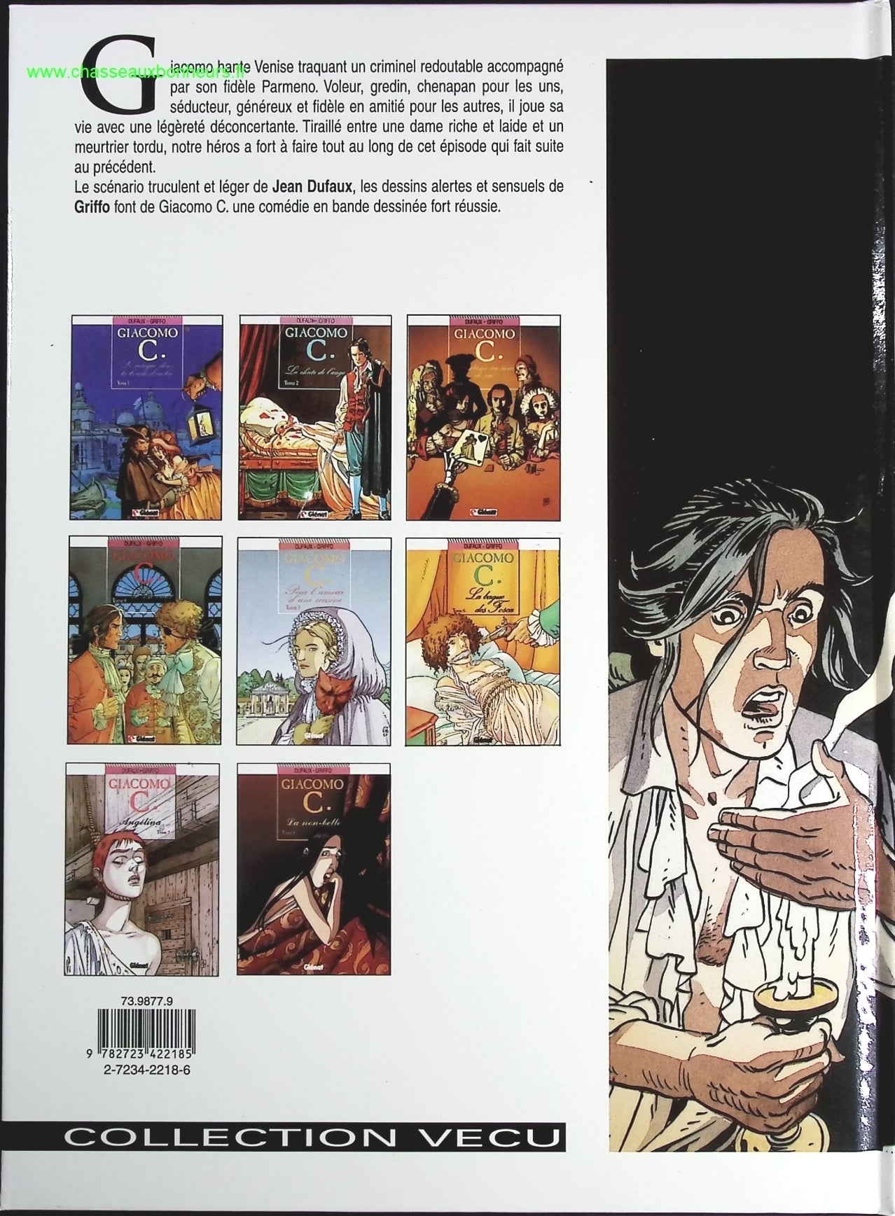 La Non-Belle tome 8  - Giacomo - Jean Dufaux Griffo - livre BD