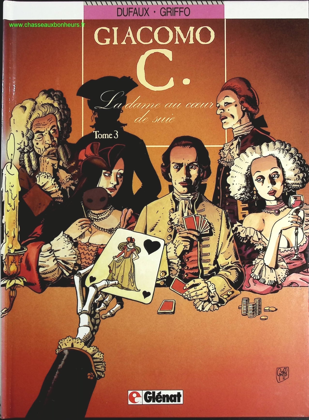La Dame au coeur de suie tome 3 - Giacomo C.- Jean Dufaux Griffo - livre BD