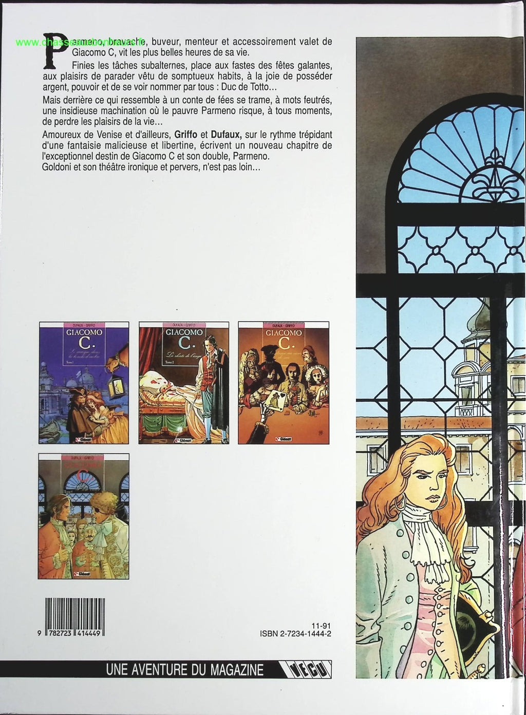 Le Maître Et Son Valet tome 4 - Giacomo C.- Jean Dufaux Griffo - livre BD