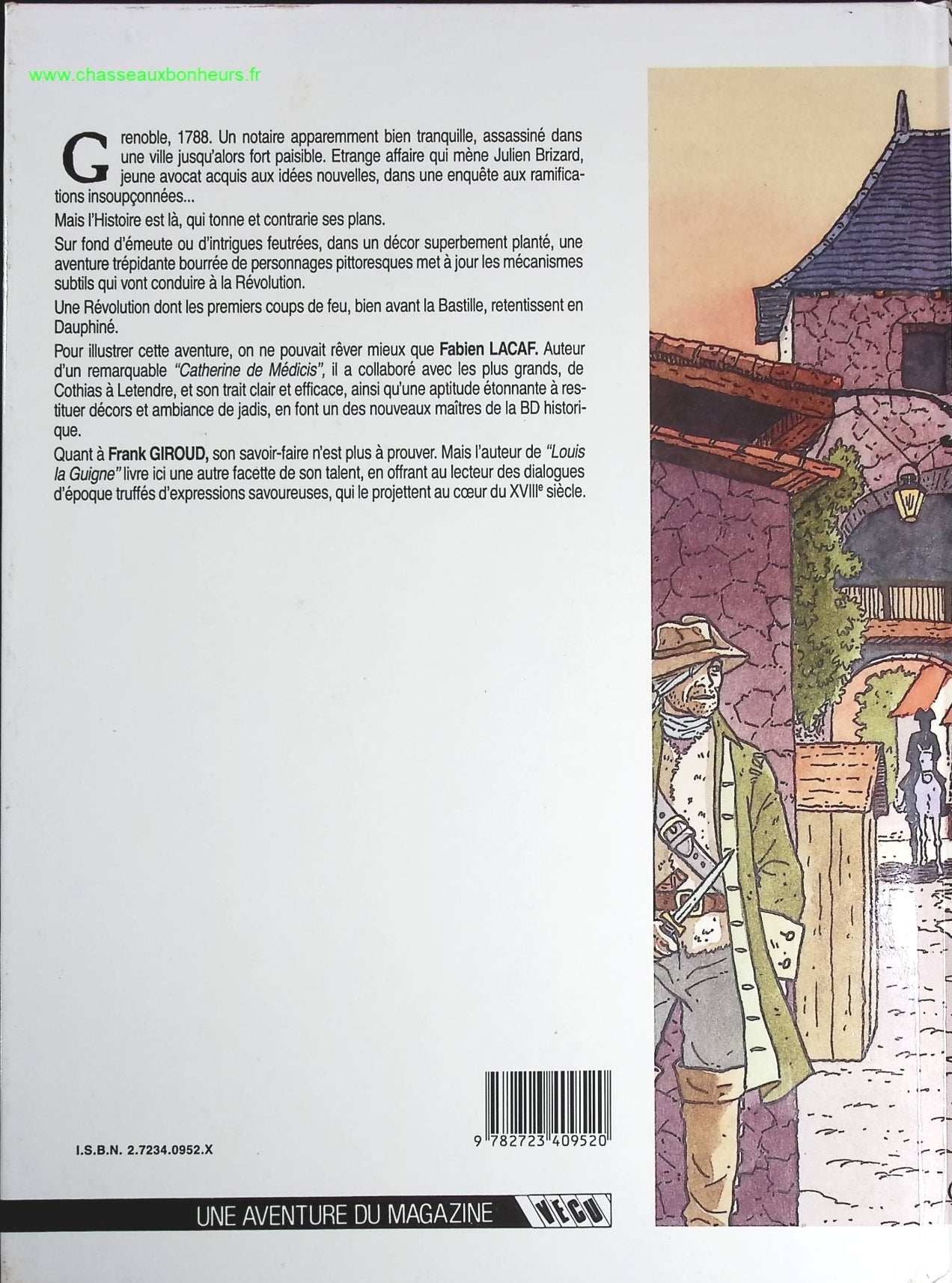 L'héritier Perdu tome 1 - Les Patriotes - Fabien Lacaf, Frank Giroud - livre BD