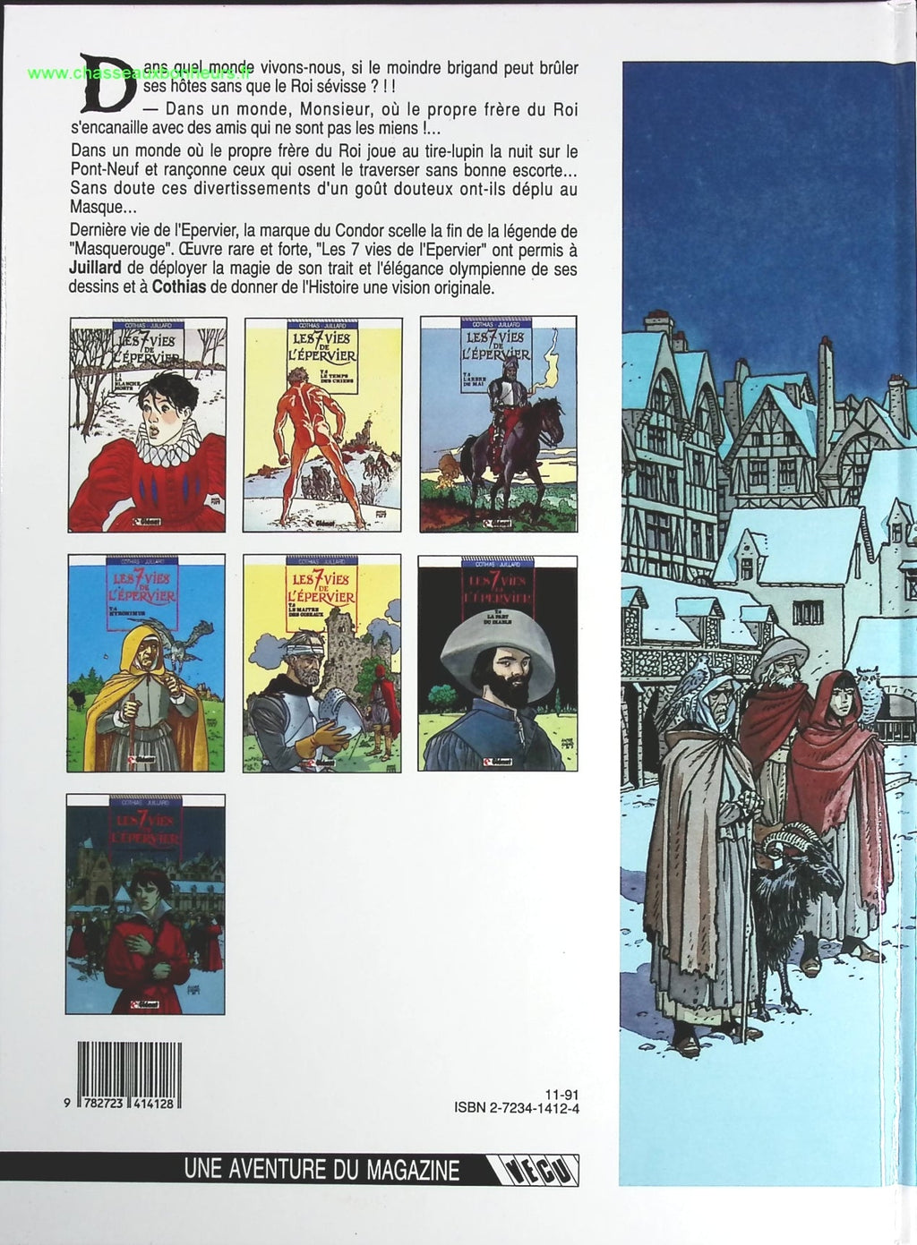 La Marque Du Condor tome 7 - Les 7 Vies De L'épervier - Patrick Cothias, André Juillard - livre BD