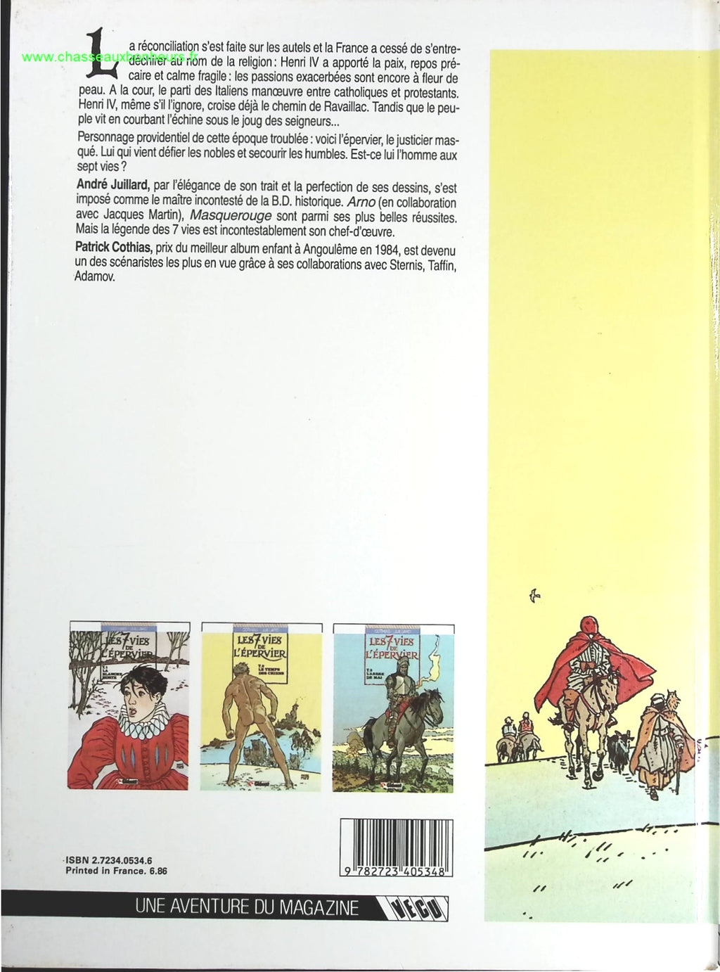 Le Temps Des Chiens tome 2 - Les 7 Vies De L'épervier - Patrick Cothias, André Juillard - livre BD