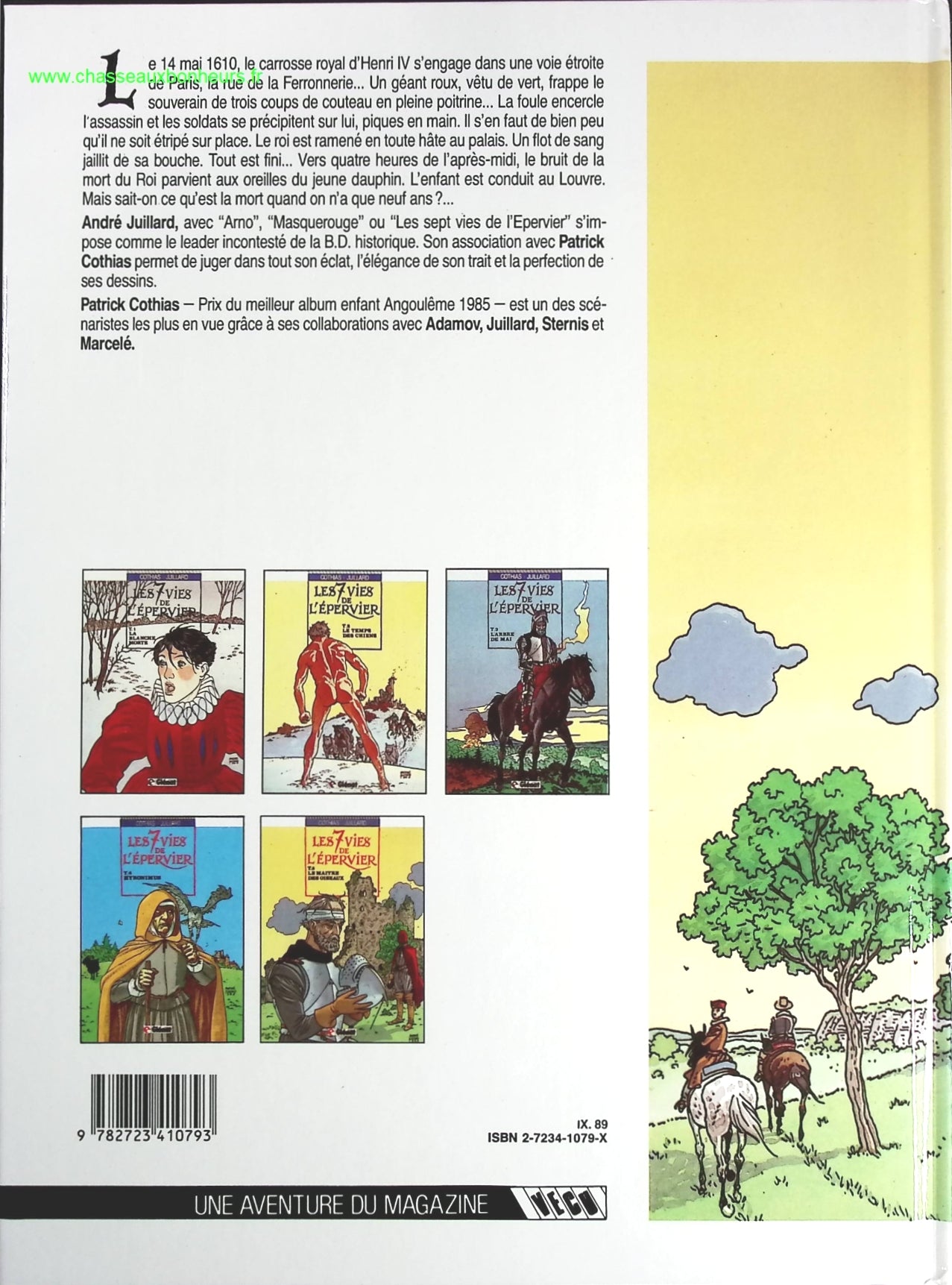 Le Maître Des Oiseaux tome 5 - Les 7 Vies De L'épervier - Patrick Cothias, André Juillard - livre BD